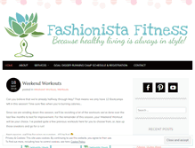 Tablet Screenshot of fashionistafitness.com